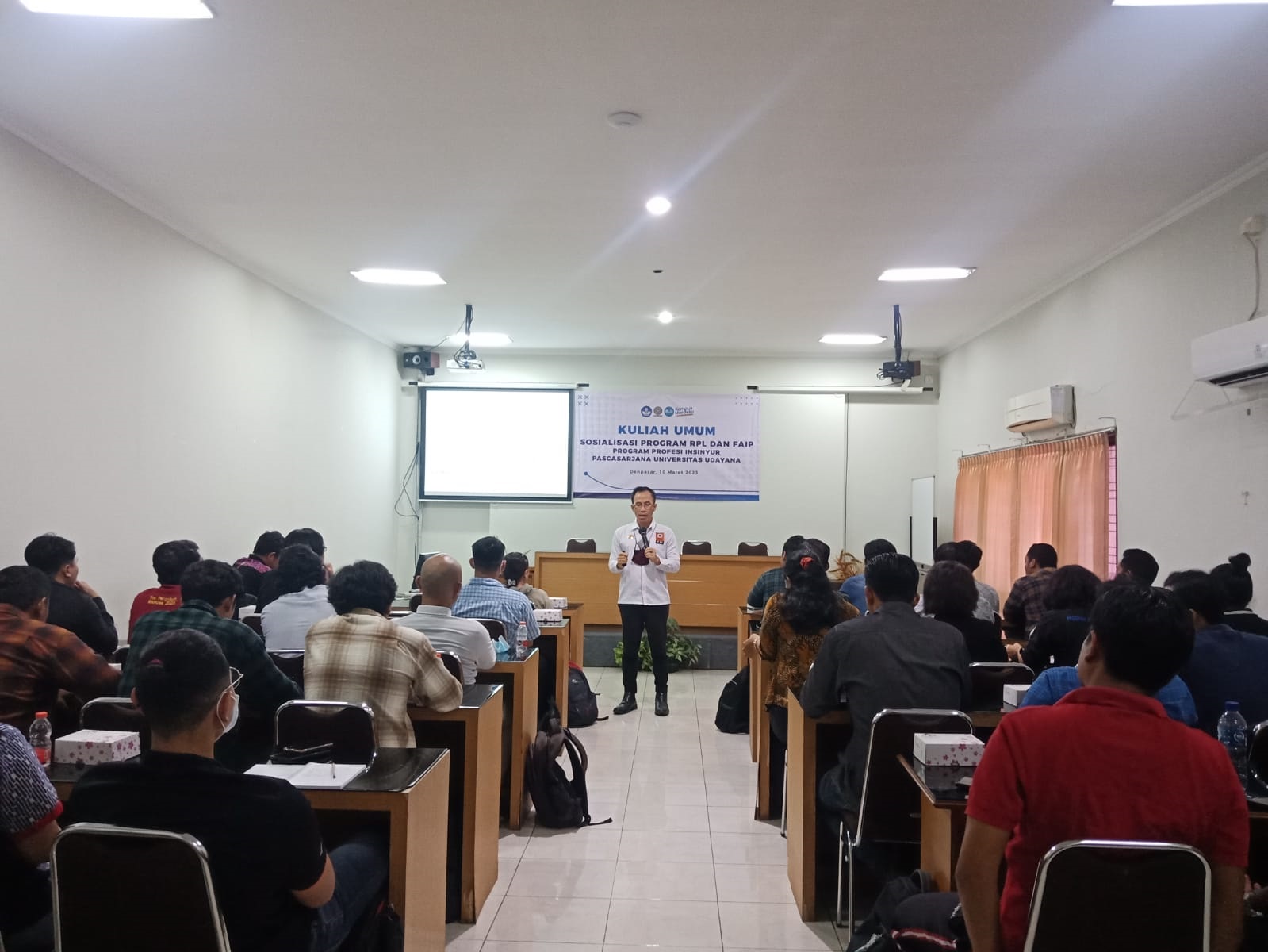 Socialize the Filling of RPL and FAIP, PSPPI Postgraduate Unud Invites the Chairperson of the Indonesian Engineers Association Bali Region